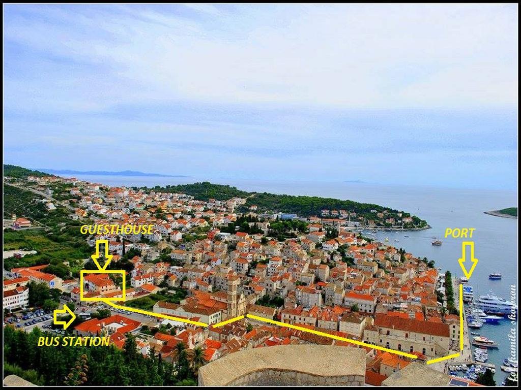 Guest House Zaninovic Хвар Экстерьер фото